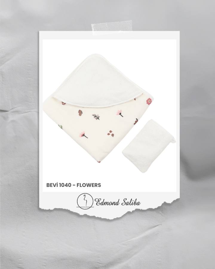 Hooded towels flower 1040C