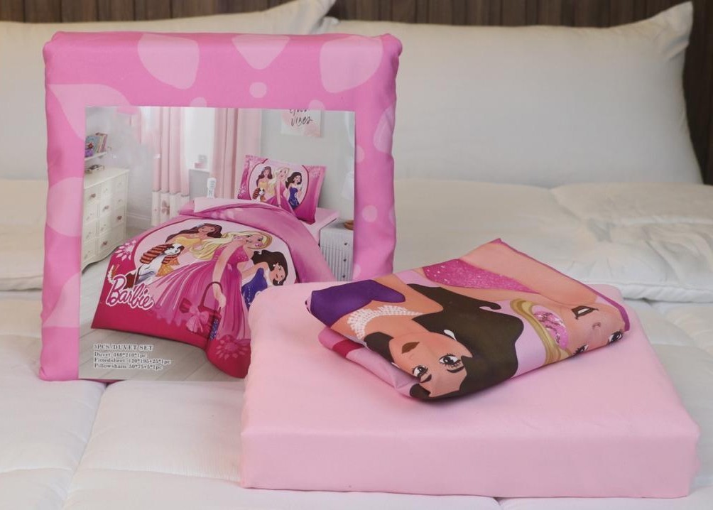 Bed set twin barbie