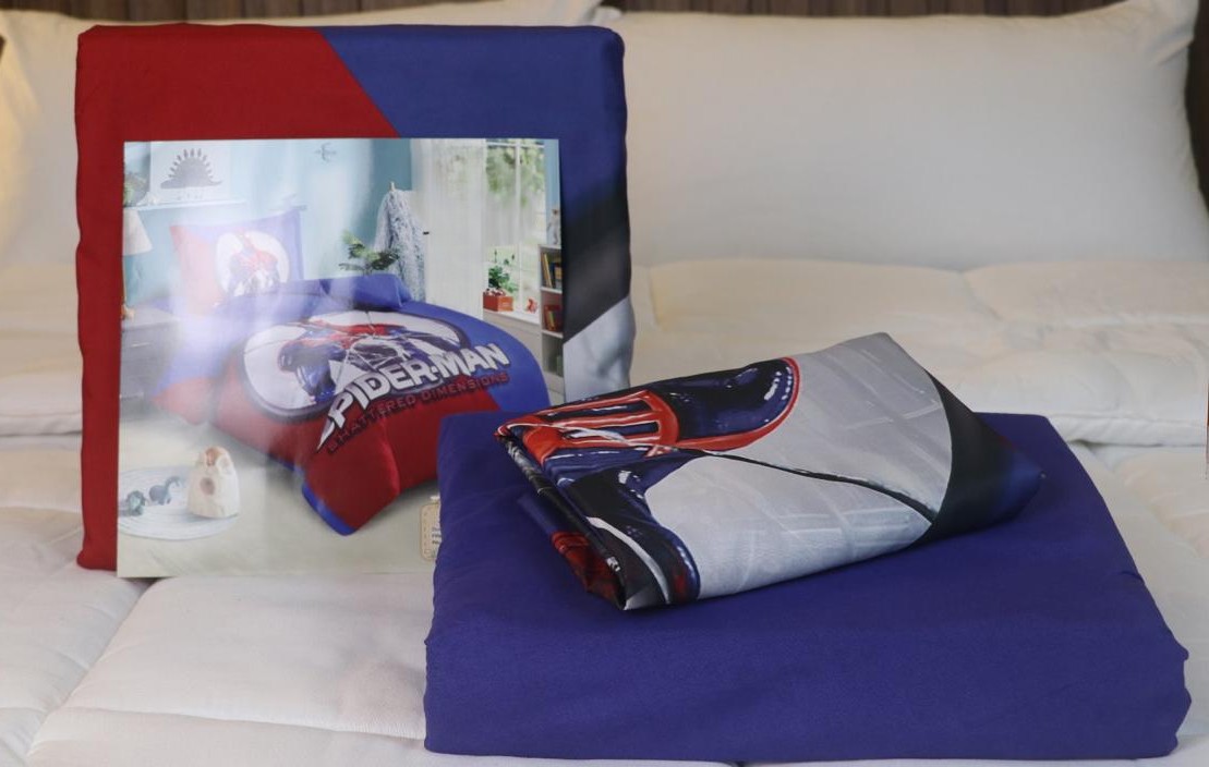 Bed set twin spider men