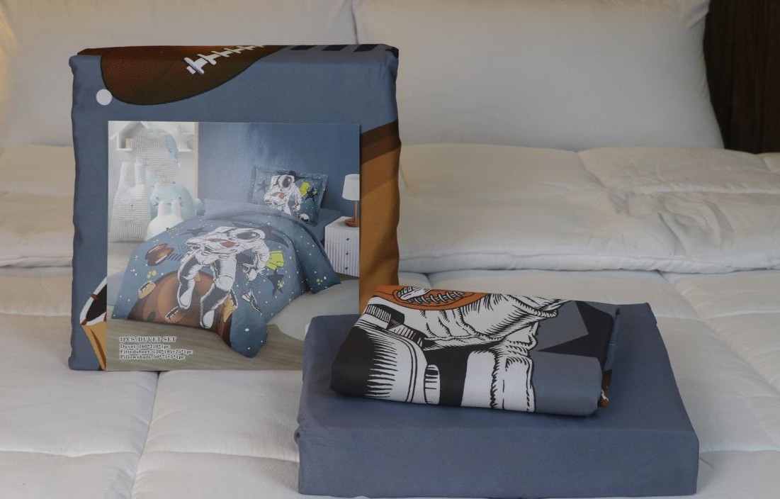 Bed set twin astronaut