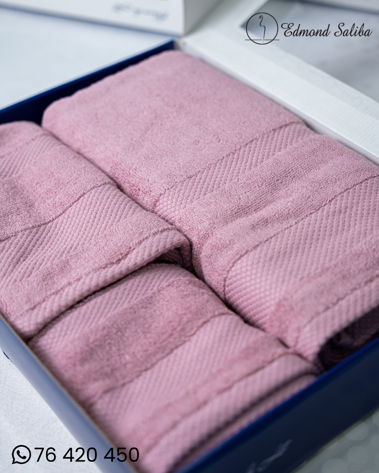 Towels 3PCS Blanc De Lit by Edmond Saliba