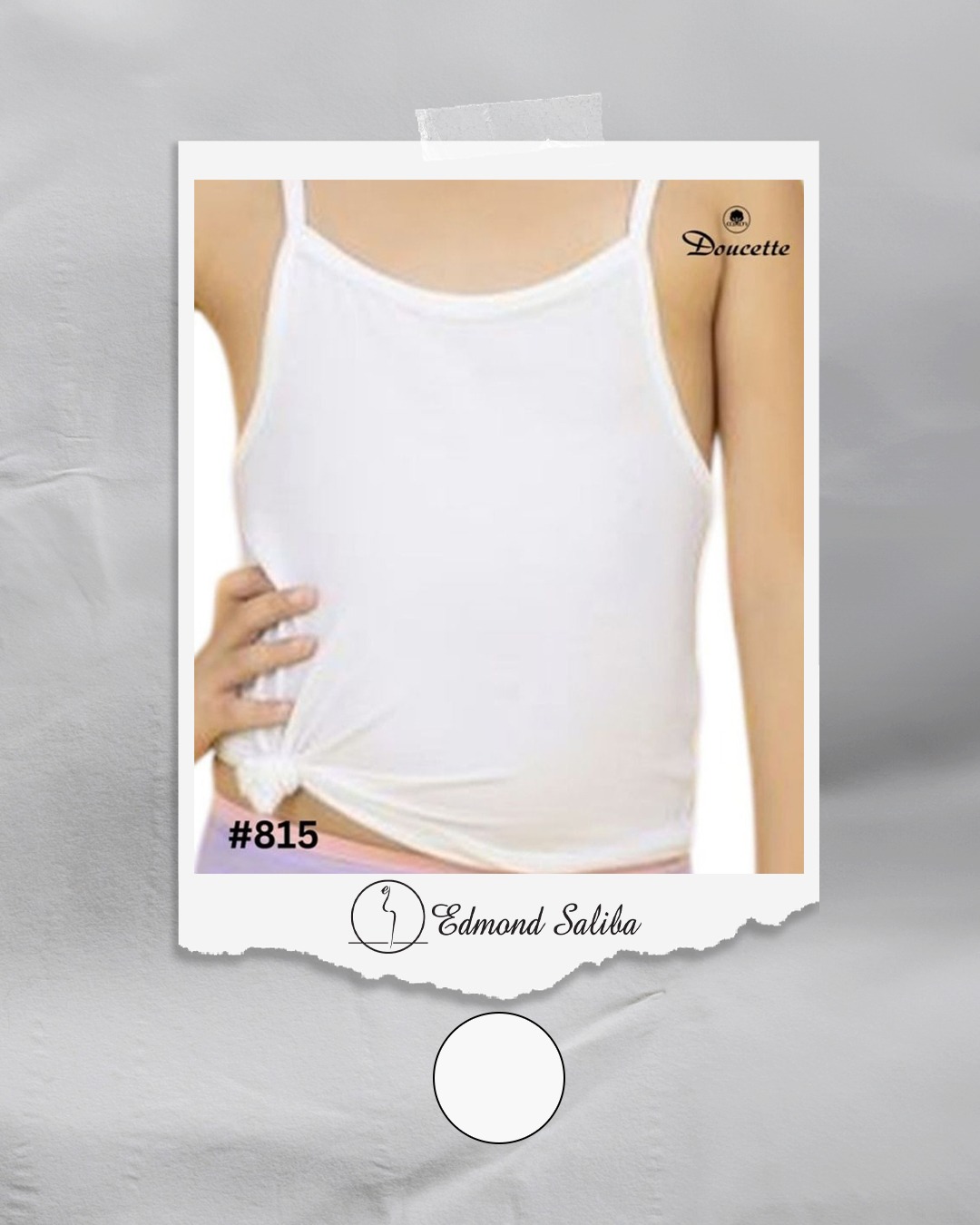 Undershirt bretelle girl doucette